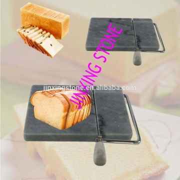 2015 Popular Grey Marble Stone Cheese Slicer with S/S Wire /Marble Cheese Board/Marble Cheese Cutter
