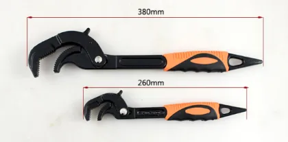 2Pcs Universal Quick Snap Multi-Function Tool Set: Allen Wrench & Adjustable Wrench Spanner
