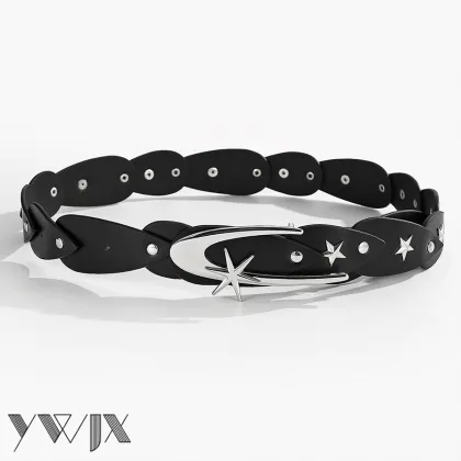 Classic Black Dress Belt