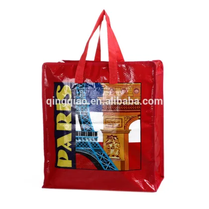 london design pp woven shopping bag