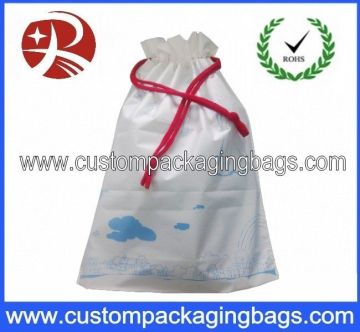 Custom Peva Drawstring Plastic Bags Light Weight For Sport