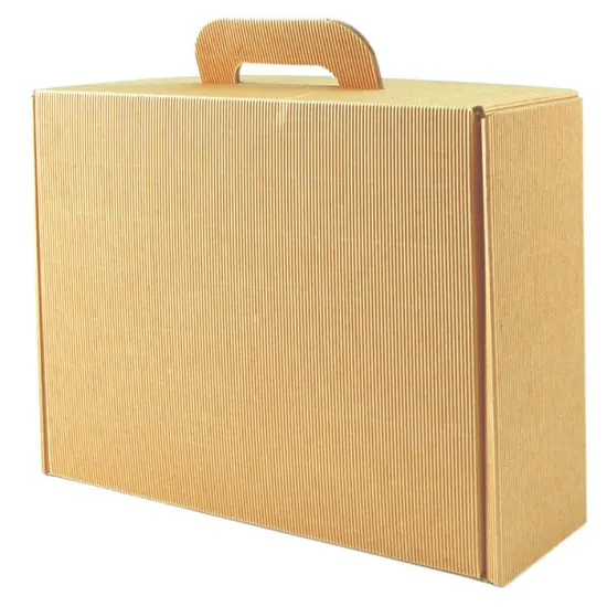 wholesale mini corrugated suitcase gift box