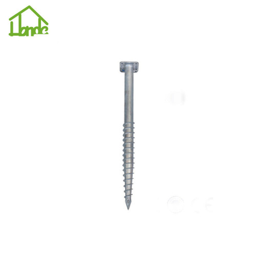 Heavy duty hot galvanized screw pile
