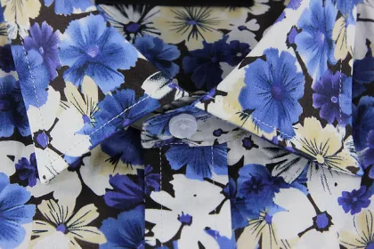 Pure Cotton Hong Kong Style Men's Floral Shirt
