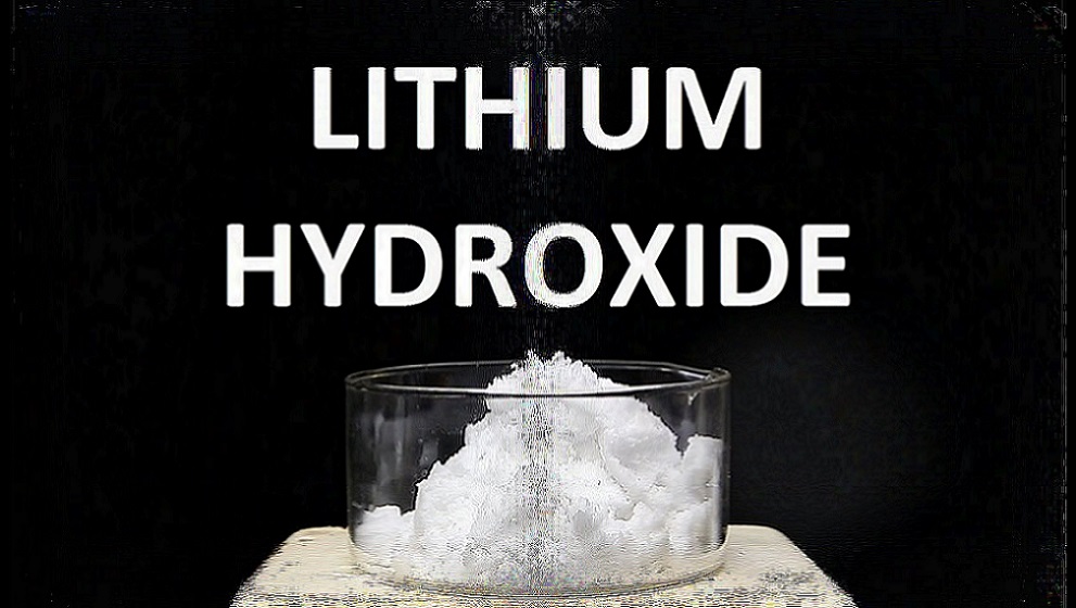 l&#39;hydroxyde de lithium réagit avec l&#39;acide nitrique