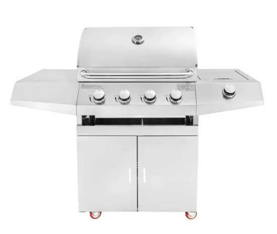 Gas Grill With Adjustable