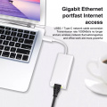 3.1 USB-C to Ethernet Network Hubs RJ45 Adapter