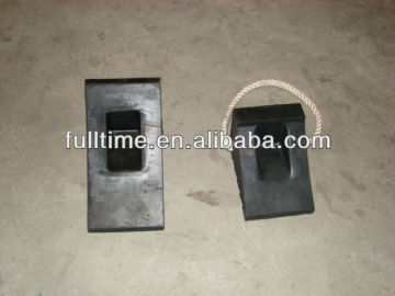 best price rubber wheel chock stopper for truck