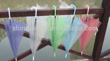 Transparent pvc umbrella