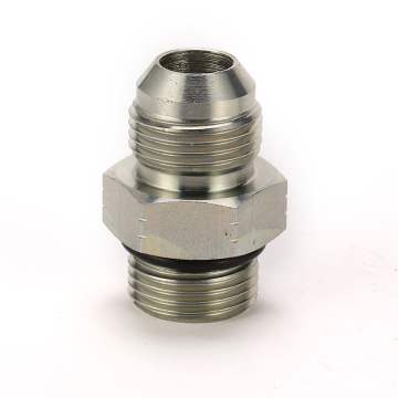 Customizable JIC Male 74 Degree Cone SAE O-Ring Boss L-Series ISO 11926-3 Hydraulic Adapter