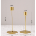 Candlesticks Gold Metal Wedding Centerpiece Candle Holders