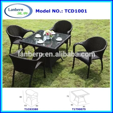 Outdoor Garden Rattan Dining Sets TCD1001
