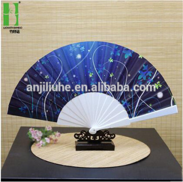Chinese promotion plastic printed dance fan