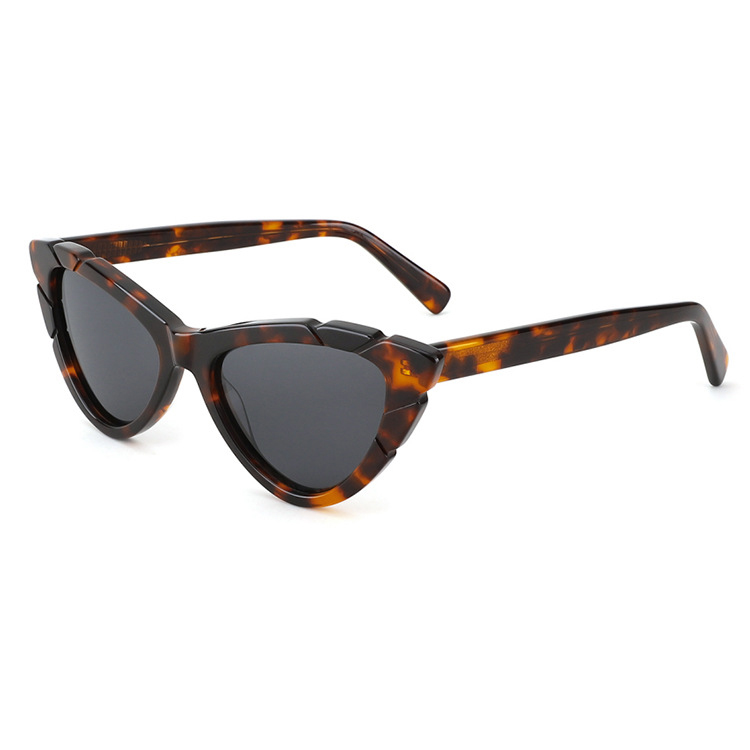 Gray Cat Eye Acetate Sunglasses