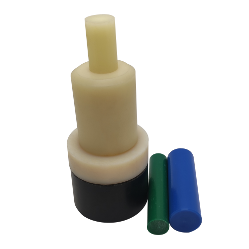 Extruded nylon rod custom processing industrial part