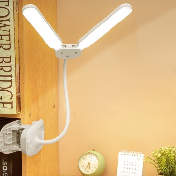 Lampe de bureau LED intelligente à double tête
