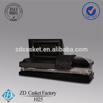 black simple casket from china 1025