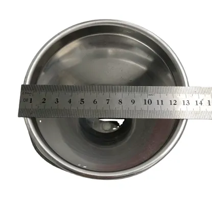 industrial iron metal bucket aluminum metal cover