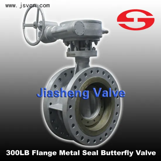API 300LB Flange Metal Seal Butterfly Valve