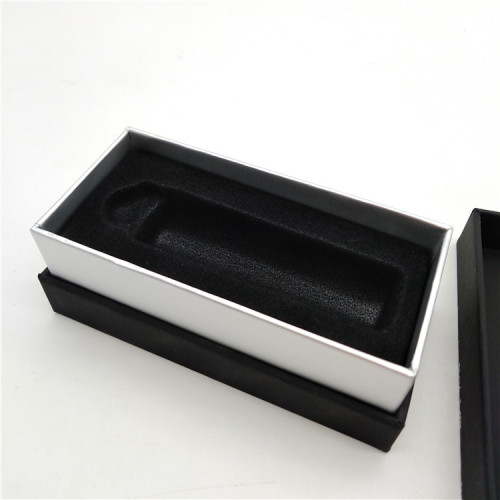 Luxury Lipstick Lid Off Box With Silver Stamping