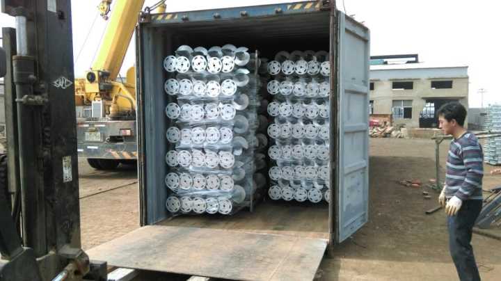 flange ground screws container