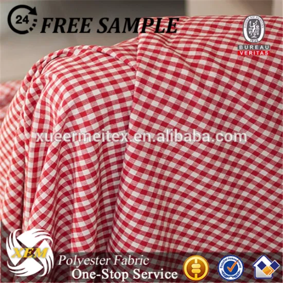 100%Polyester/cotton Yarn Dyed Lining Fabric