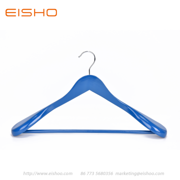 EISHO Blue Wood Suit Coat Hanger