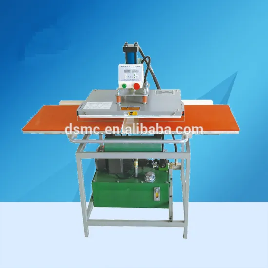 hydraulic high quality plain t-shirt logo transfer machine 40*60cm
