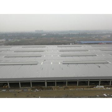 Trabajos de decoración de techos y aleros del depósito de Chengdu Banqiao