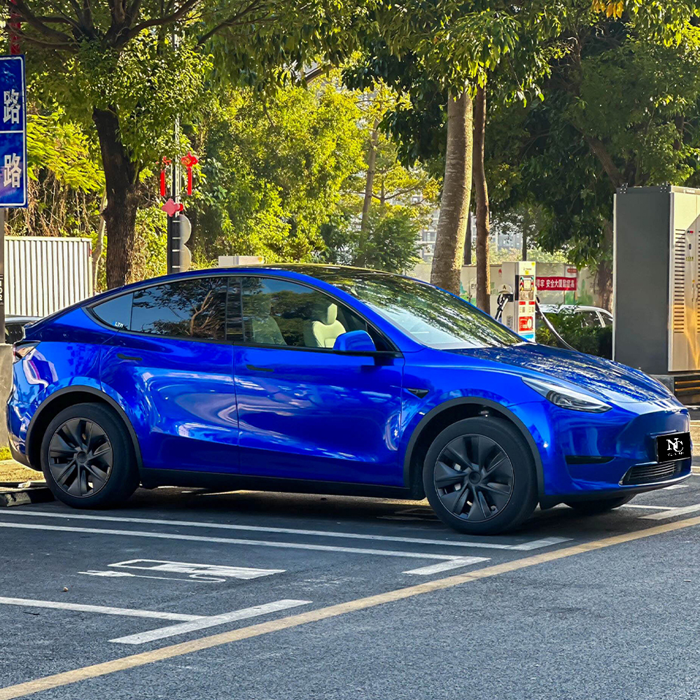 Platinum Klein Blue wrap for car