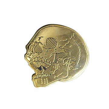 Custom Skeleton Shaped Badges Metal Pin Badges