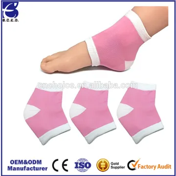 Fasciitis Heel Socks Moisturising Silicone Gel Heel Socks for Dry Hard Cracked Skin