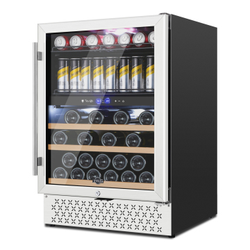 High-Quality 24 Inch Beverage Cooler with Tempered Glass Door