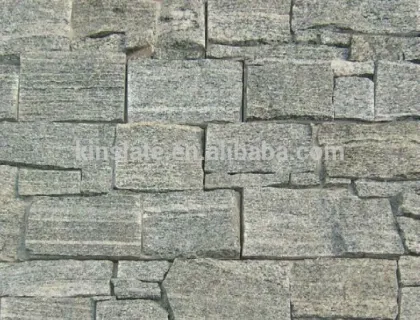 S-0568 Natural Norwegian Blue Granite Cement backing Wall Stone Cladding