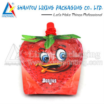 LIXING PACKAGING organic food spout pouch, organic food spout bag, organic food pouch with spout, organic food bag with spout