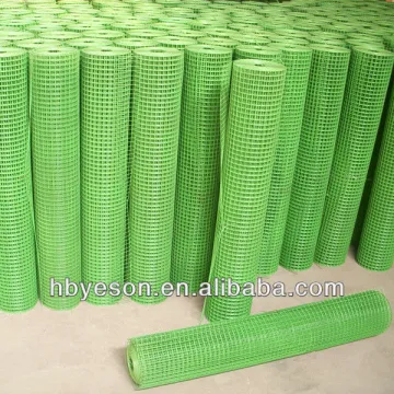 galvanized wire mesh pvc covered/Hot Sale 2x2 PVC Coated Welded Wire Mesh/pvc coated mesh roll