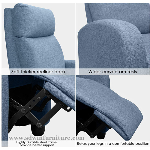 Functional Sofa Fabric Designs Nordic Couch Recliner Chair Manufactory