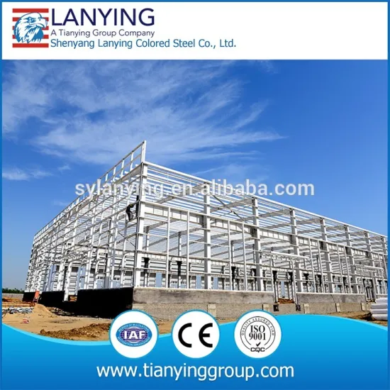 china new design popular long span steel structure fabrication