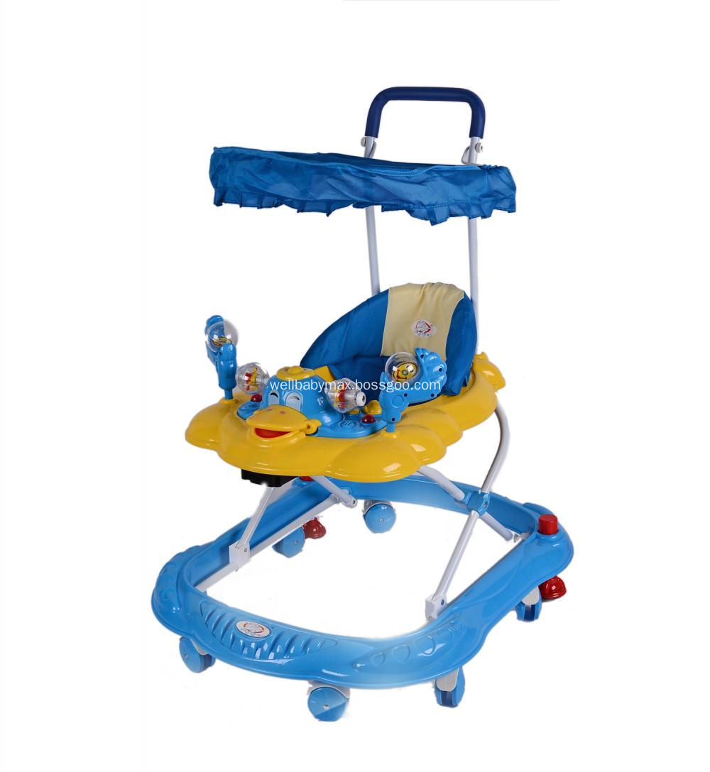 Baby Walker with Sunshade and Seat