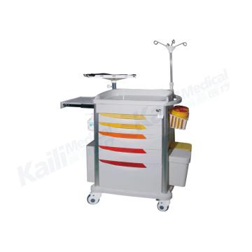 ABS Plastic Emergency Trolley Medical