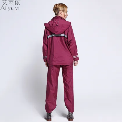 Long Waterproof Girls Raincoats Raincoat Suit SHENGMING