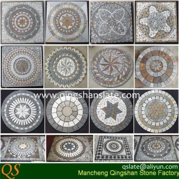 lasted outdoor slate medallion floor tiles designs
