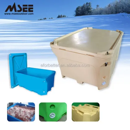 Insulated Fish Box: 1000L Rotomolded Fish Carrying Container