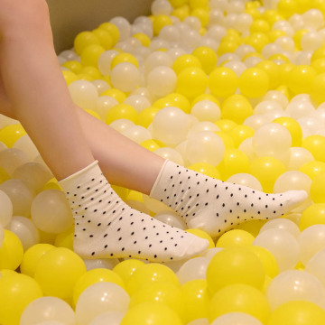 Chaussettes à tube longue d&#39;été de printemps en coton