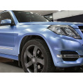 satin metallic mist blue car wrap vinyl