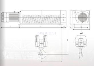 2 Ton - 32 Ton Electric Wire Rope Monorail Insulated Hoist
