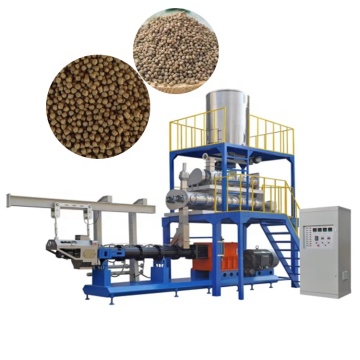 Full Automatic Large Capacity Twin Screw Floating Fish Feed Pellet Machine and Production Line