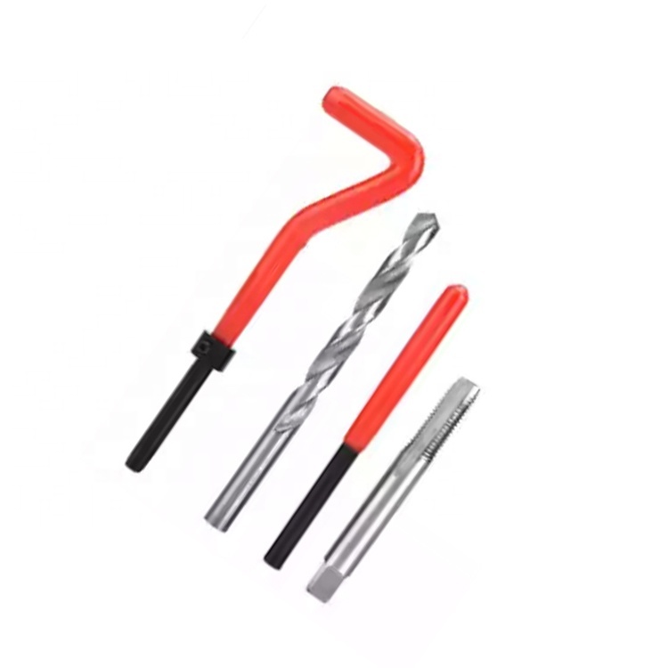 Hand Tool Set for Vehicle Repair Includes Repair Thread Insert & Tap Support Made of Plastic Includes Sleeves Packaged in Box