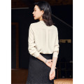 women's long sleeve spring and autumn chiffon shirt