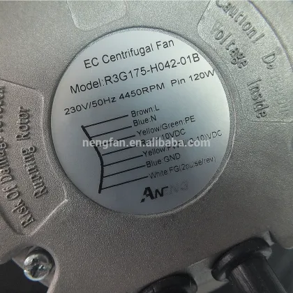 175mm low noise heat recovery fresh air ventilator fan for silent ventilation